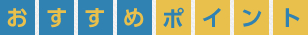 おすすめポイント